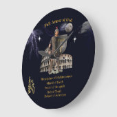 Grande Horloge Ronde Armure complète de DIEU (Angle)