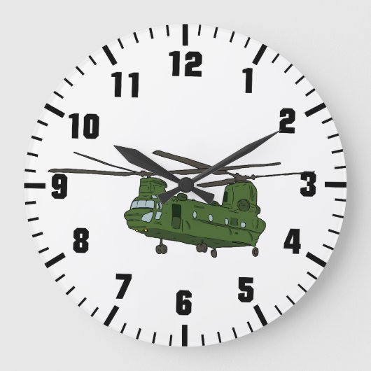 Grande Horloge Ronde army helicopter at war (Recto)