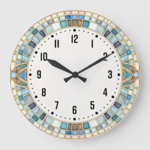 Grande Horloge Ronde Art Déco