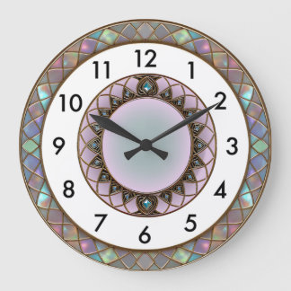 Grande Horloge Ronde Art Déco