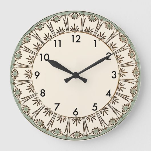 Grande Horloge Ronde Art Deco (Recto)