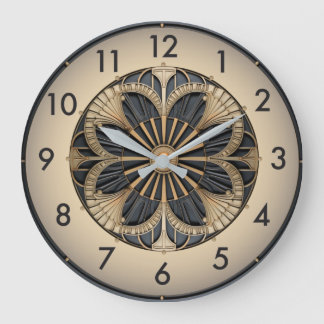 Grande Horloge Ronde Art Deco