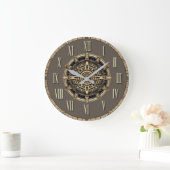 Grande Horloge Ronde Art Deco (Maison)