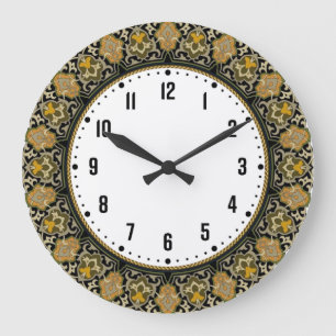 Grande Horloge Ronde Art Déco