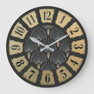 Grande Horloge Ronde Art déco