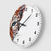 Grande Horloge Ronde Art déco (Angle)