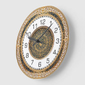 Grande Horloge Ronde Art Deco Round Wall (Angle)