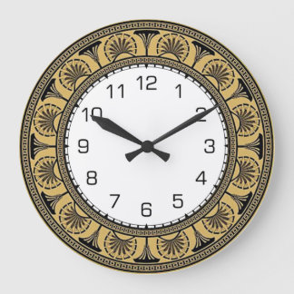 Grande Horloge Ronde Art Deco Wall