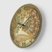 Grande Horloge Ronde Art Nouveau Clock (Angle)