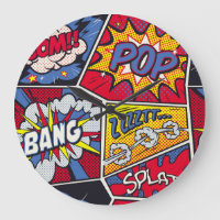 Art pop rétro, motif de la bande dessinée.