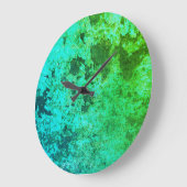 Grande Horloge Ronde Art Rustique industriel Tendances modernes (Angle)