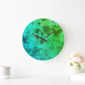 Grande Horloge Ronde Art Rustique industriel Tendances modernes (Maison)