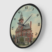 Grande Horloge Ronde Ashland Ohio Postcard (Angle)