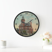 Grande Horloge Ronde Ashland Ohio Postcard (Maison)