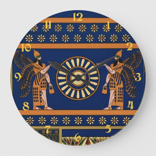 Grande Horloge Ronde Assyrian Deity Called an Apkallu or Winged Genius (Recto)