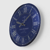 Grande Horloge Ronde ATTORNEY | Blue (Angle)