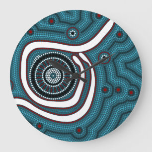 Grande Horloge Ronde Au milieu de nulle part