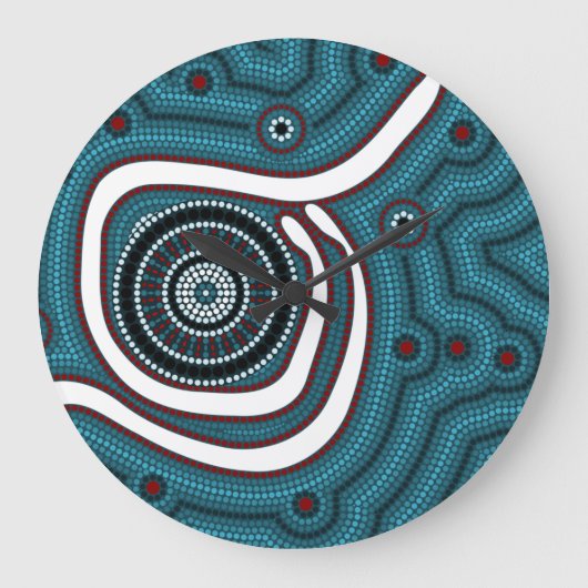 Grande Horloge Ronde Au milieu de nulle part (Recto)