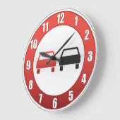 Grande Horloge Ronde Aucun signe de dépassement (Angle)