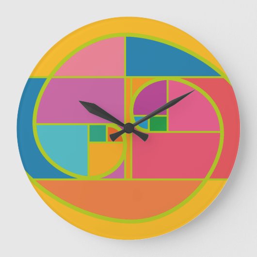 GRANDE HORLOGE RONDE AUREA MATEMATICA ARTISTICA BY MASANSER PIXELAT (Recto)