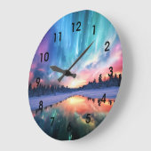 Grande Horloge Ronde Aurora Borealis, Northern Lights, (Angle)