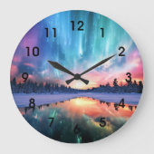 Grande Horloge Ronde Aurora Borealis, Northern Lights, (Recto)