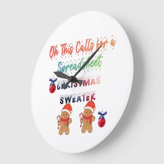 Grande Horloge Ronde Autocollant de pare-chocs (Angle)