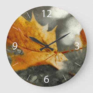 Grande Horloge Ronde Automne