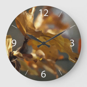 Grande Horloge Ronde Automne