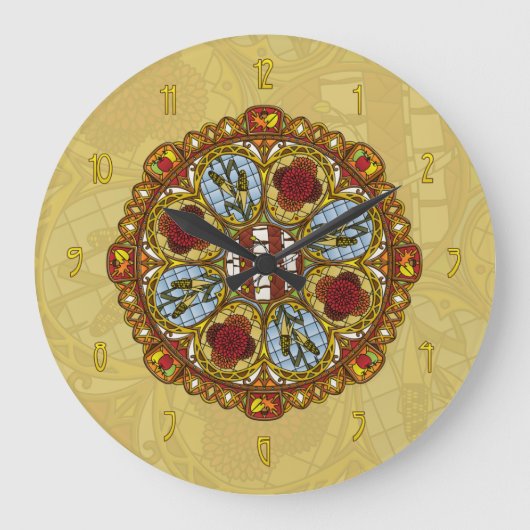 Grande Horloge Ronde Automne Nouveau (Recto)