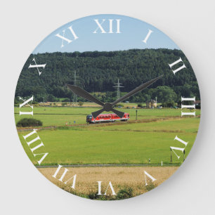 Grande Horloge Ronde Automotrice à Sarnau