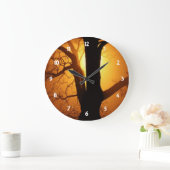 Grande Horloge Ronde Autumn Moon Shining (Maison)