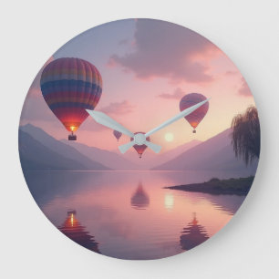Grande Horloge Ronde Aventures en montgolfière rêvées