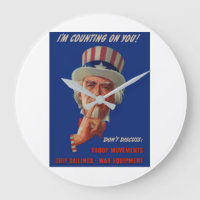 Avertissement des années 1940 de l'oncle Sam