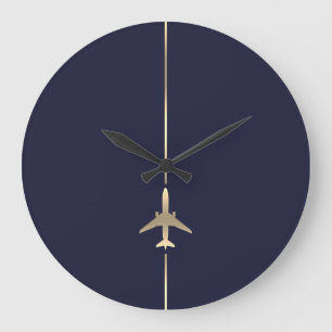 Grande Horloge Ronde Aviation minimale
