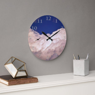 Grande Horloge Ronde Avion de transport militaire par Shirley Taylor