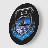 Grande Horloge Ronde Avion espion U-2 (Angle)