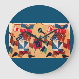 Grande Horloge Ronde Aztec Aztecs