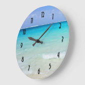 Grande Horloge Ronde Azure Blue Caribbean Tropical Beach (Angle)