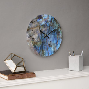 Grande Horloge Ronde Azure et Iridescence