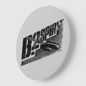 Grande Horloge Ronde B-2 Spirit Round (Large) Wall Clock (Angle)