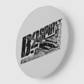 Grande Horloge Ronde B-2 Spirit Round (Large) Wall Clock (Angle)