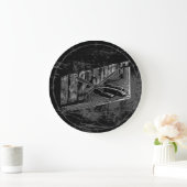 Grande Horloge Ronde B-2 Spirit Round (Large) Wall Clock (Maison)