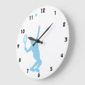 Grande Horloge Ronde Baby Blue (Angle)