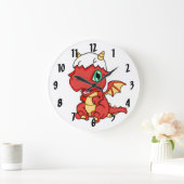 Grande Horloge Ronde Baby Dragon (Maison)