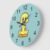 Grande Horloge Ronde Baby Duck (Angle)