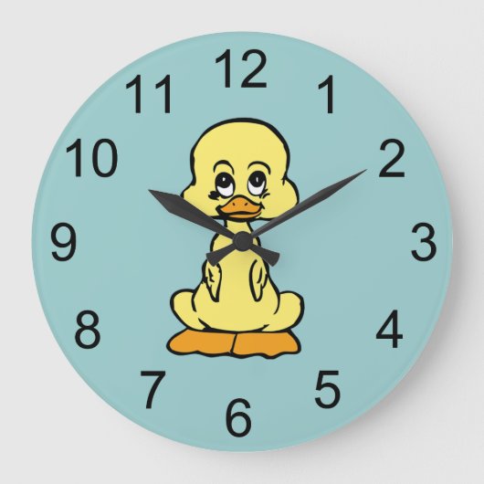 Grande Horloge Ronde Baby Duck (Recto)
