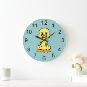 Grande Horloge Ronde Baby Duck (Maison)