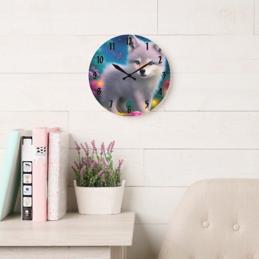 Grande Horloge Ronde Baby Wolf (Salle de lecture)
