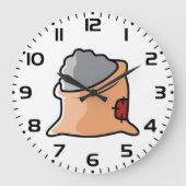 Grande Horloge Ronde Bag of Cement Construction Material (Recto)